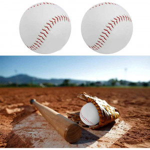 Vetrineinrete® Set 2 Palle da softball 12 pollici palla da baseball per l'allenamento accessorio sportivo 