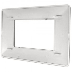 Vetrineinrete® Placchetta per interruttore a 3 posti grigio scuro cassetta 503 compatibile con btcino matix supporto cover 