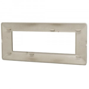 Vetrineinrete® Placchetta per interruttore a 7 posti sabbia cassetta 507 compatibile con btcino matix supporto cover 