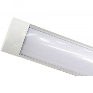 Vetrineinrete® Plafoniera led slim sottopensile tubo neon 38 watt 120 cm luce calda 3000 k per soffitto mensole ripiani