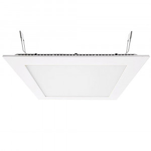 Vetrineinrete® Pannello led incasso quadrato slim 3 watt plafoniera luce calda 3000k faretto illuminazione di interni driver incluso