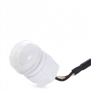 Vetrineinrete® Sensore di movimento per fari lampade con rilevatore di movimenti mini per faro faretti rileva presenza 360° da incasso a soffitto
