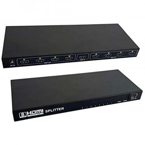 Vetrineinrete® Splitter hdmi 8 uscite full HD 3D alta risoluzione 1080P sdoppiatore per hdtv ps3 dvr pc 