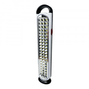 Vetrineinrete® Torcia lampada di emergenza ricaricabile luce bianca 42 led con gancio e foro da parete 2500 mAh